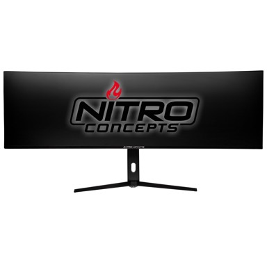 NITRO CONCEPTS Monitor SM1 Simracing, 124,5 cm (49") zakrivljeni, 144Hz, FreeSync, G-Sync, HDMI, DP, USB-NC-SR-RM-001
